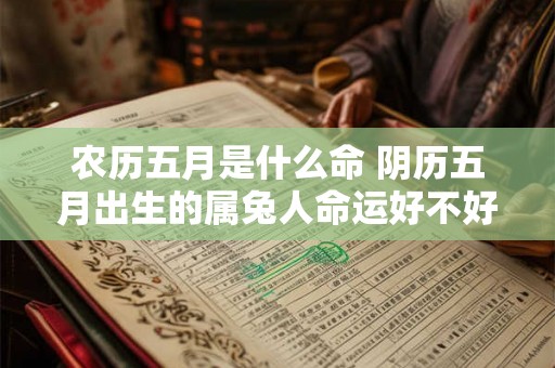 农历五月是什么命 阴历五月出生的属兔人命运好不好 农历五月是什么命 阴历五月出生的属兔人命运好不好