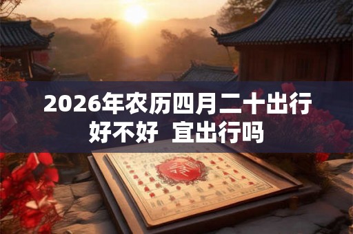 2026年农历四月二十出行好不好  宜出行吗