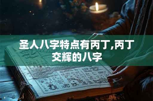 圣人八字特点有丙丁,丙丁交辉的八字