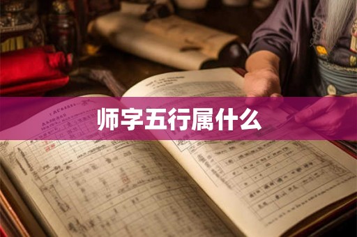 师字五行属什么