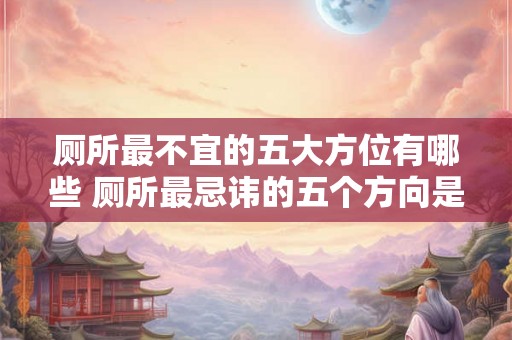 厕所最不宜的五大方位有哪些 厕所最忌讳的五个方向是哪些 厕所最不宜的五大方位有哪些 厕所最忌讳的五个方向是哪些
