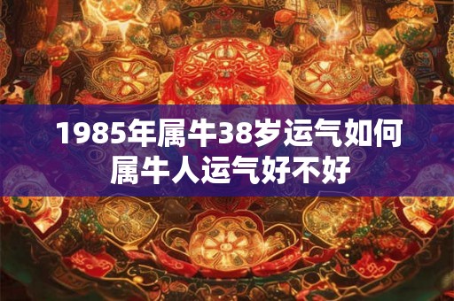 1985年属牛38岁运气如何 属牛人运气好不好 1985年属牛38岁运气如何 属牛人运气好不好