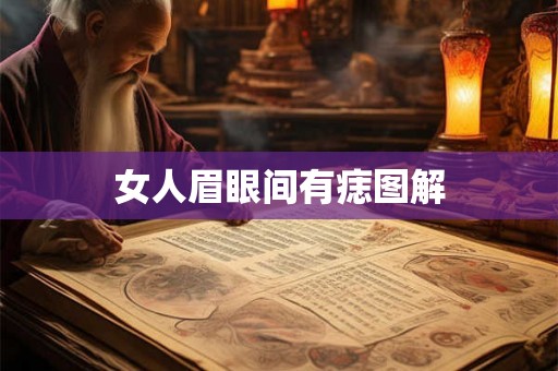 女人眉眼间有痣图解
