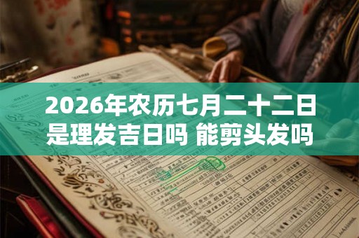 2026年农历七月二十二日是理发吉日吗 能剪头发吗