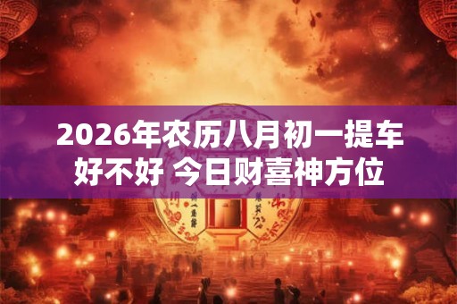 2026年农历八月初一提车好不好 今日财喜神方位