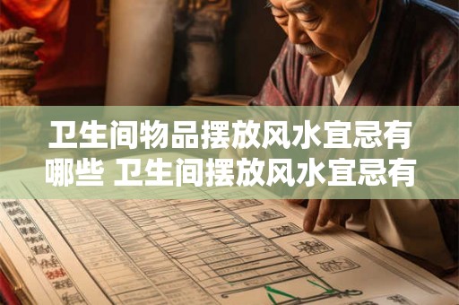 卫生间物品摆放风水宜忌有哪些 卫生间摆放风水宜忌有哪些
