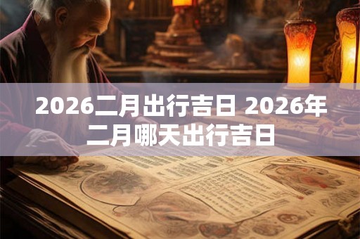 2026二月出行吉日 2026年二月哪天出行吉日 2026二月出行吉日 2026年二月哪天出行吉日