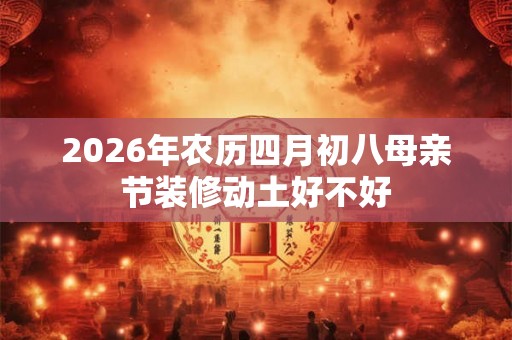 2026年农历四月初八母亲节装修动土好不好 2026年农历四月初八母亲节装修动土好不好