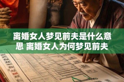 离婚女人梦见前夫是什么意思 离婚女人为何梦见前夫