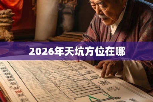 2026年天坑方位在哪