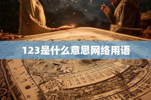 123是什么意思网络用语