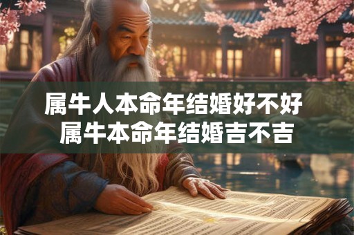 属牛人本命年结婚好不好 属牛本命年结婚吉不吉