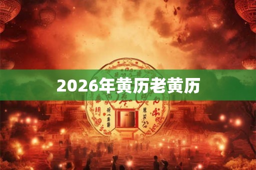 2026年黄历老黄历