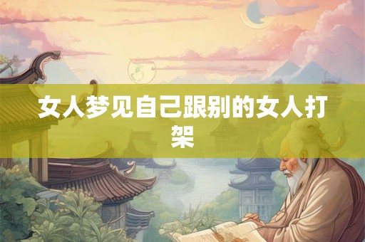 女人梦见自己跟别的女人打架 女人梦见自己跟别的女人打架