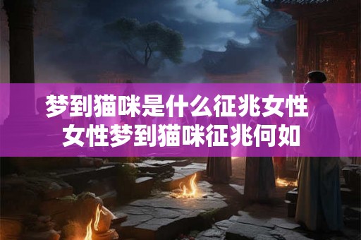 梦到猫咪是什么征兆女性 女性梦到猫咪征兆何如 梦到猫咪是什么征兆女性 女性梦到猫咪征兆何如
