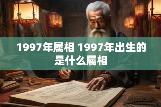 1997年属相 1997年出生的是什么属相