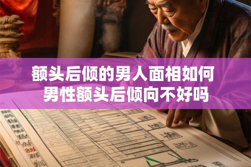 额头后倾的男人面相如何 男性额头后倾向不好吗