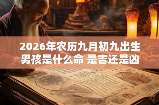 2026年农历九月初九出生男孩是什么命 是吉还是凶