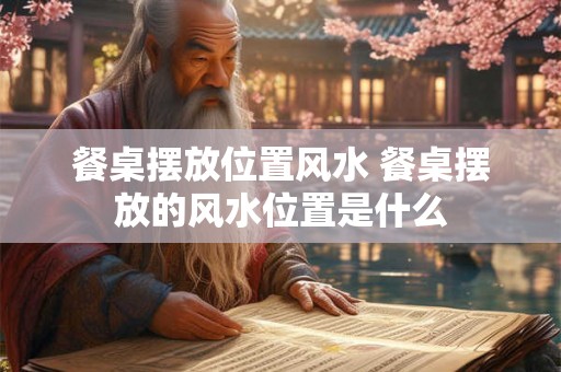 餐桌摆放位置风水 餐桌摆放的风水位置是什么