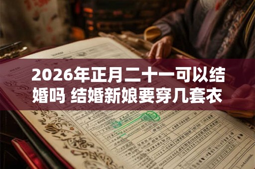 2026年正月二十一可以结婚吗 结婚新娘要穿几套衣服