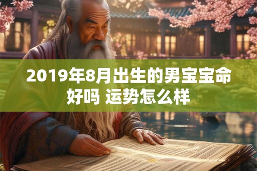 2019年8月出生的男宝宝命好吗 运势怎么样