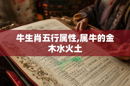牛生肖五行属性,属牛的金木水火土