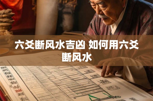 六爻断风水吉凶 如何用六爻断风水