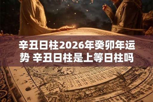 辛丑日柱2026年癸卯年运势 辛丑日柱是上等日柱吗