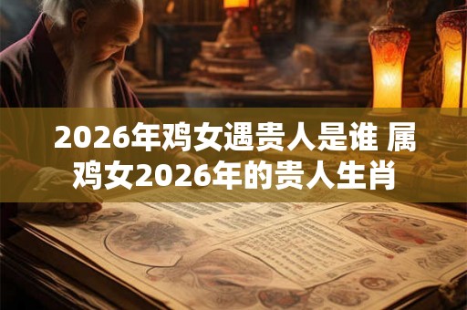 2026年鸡女遇贵人是谁 属鸡女2026年的贵人生肖