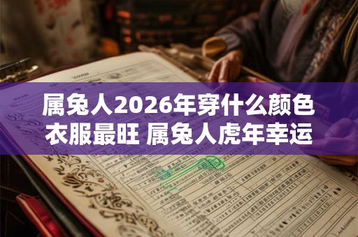 属兔人2026年穿什么颜色衣服最旺 属兔人虎年幸运色是什么