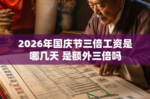 2026年国庆节三倍工资是哪几天 是额外三倍吗 2026年国庆节三倍工资是哪几天 是额外三倍吗