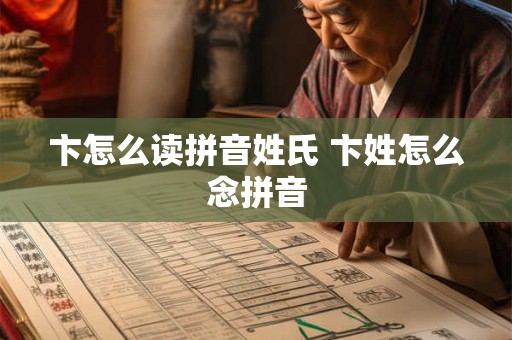 卞怎么读拼音姓氏 卞姓怎么念拼音