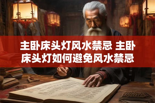 主卧床头灯风水禁忌 主卧床头灯如何避免风水禁忌