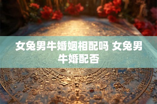 女兔男牛婚姻相配吗 女兔男牛婚配否