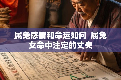 属兔感情和命运如何  属兔女命中注定的丈夫