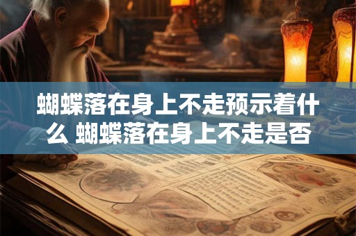 蝴蝶落在身上不走预示着什么 蝴蝶落在身上不走是否具有什么预示意义