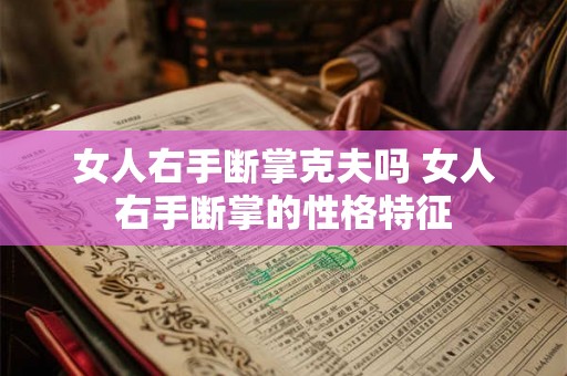 女人右手断掌克夫吗 女人右手断掌的性格特征