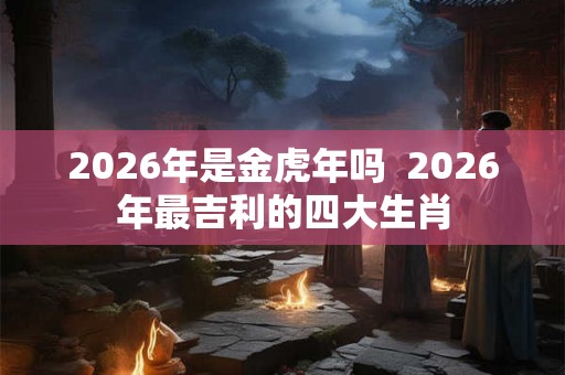 2026年是金虎年吗  2026年最吉利的四大生肖