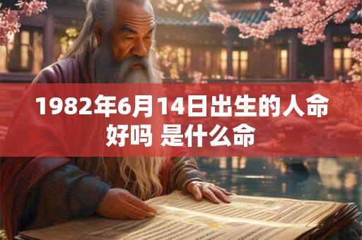 1982年6月14日出生的人命好吗 是什么命