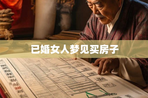 已婚女人梦见买房子 已婚女人梦见买房子
