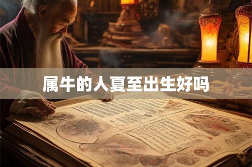 属牛的人夏至出生好吗