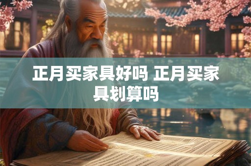 正月买家具好吗 正月买家具划算吗 正月买家具好吗 正月买家具划算吗
