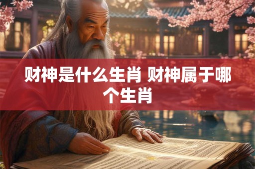 财神是什么生肖 财神属于哪个生肖