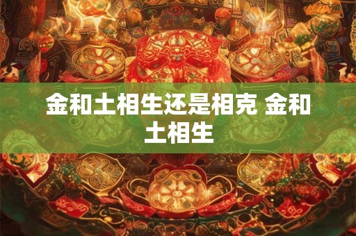 金和土相生还是相克 金和土相生 金和土相生还是相克 金和土相生