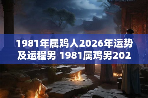 1981年属鸡人2026年运势及运程男 1981属鸡男2026运势如何
