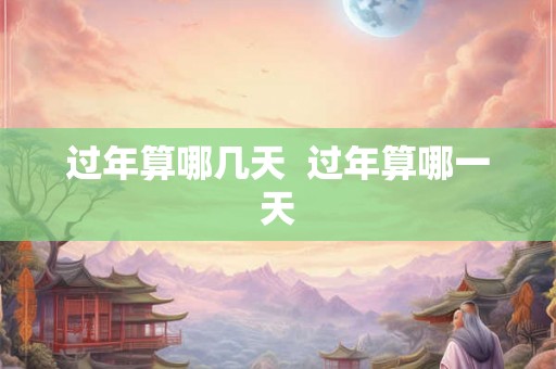 过年算哪几天  过年算哪一天