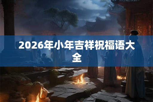 2026年小年吉祥祝福语大全 2026年小年吉祥祝福语大全