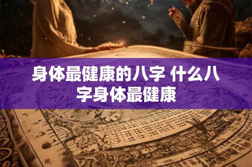 身体最健康的八字 什么八字身体最健康 身体最健康的八字 什么八字身体最健康