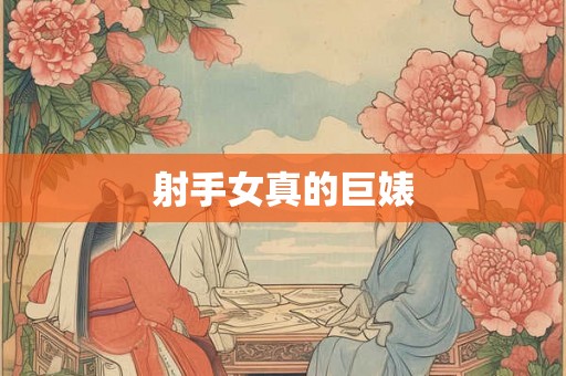 射手女真的巨婊