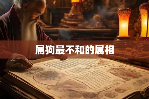 属狗最不和的属相 属狗最不和的属相
